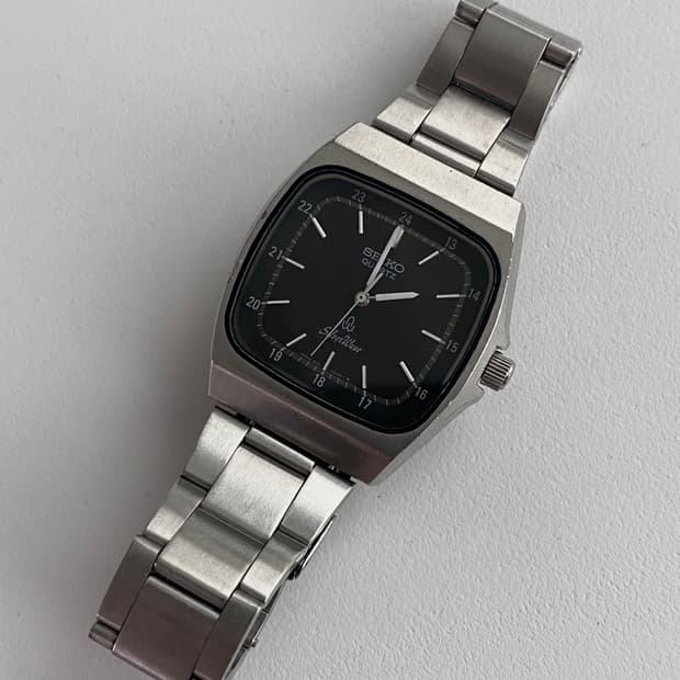 Seiko 세이코 실버웨이브 스퀘어 데이데이트