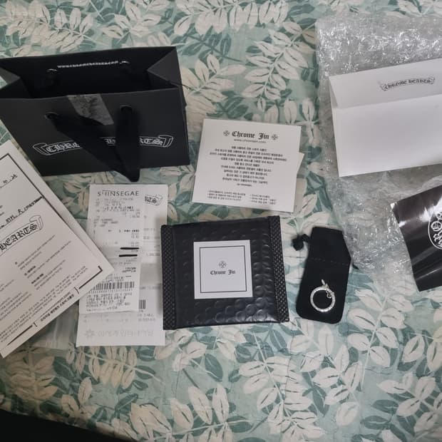 (정품 크롬진 발)크롬하츠 NFTL링 대거스택 참 ks 14.5~15호