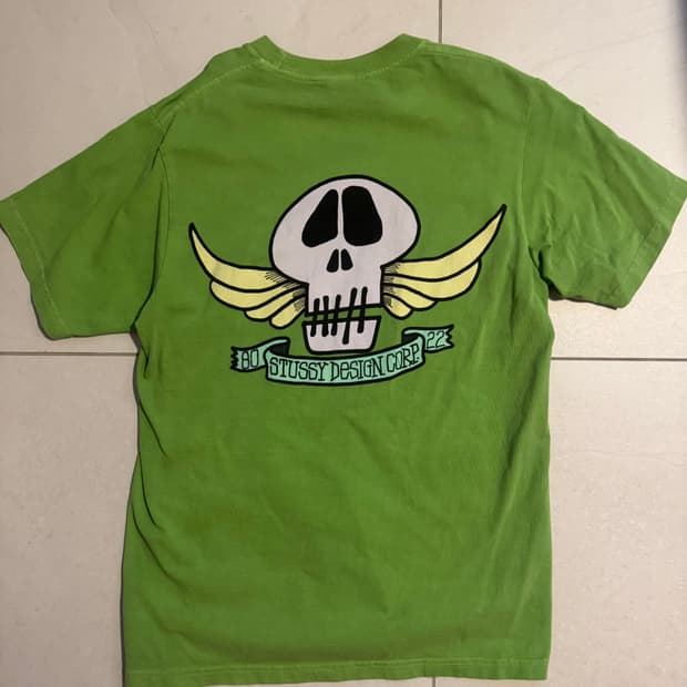 Stussy Skull Wings Pigment Dyed Tee💀