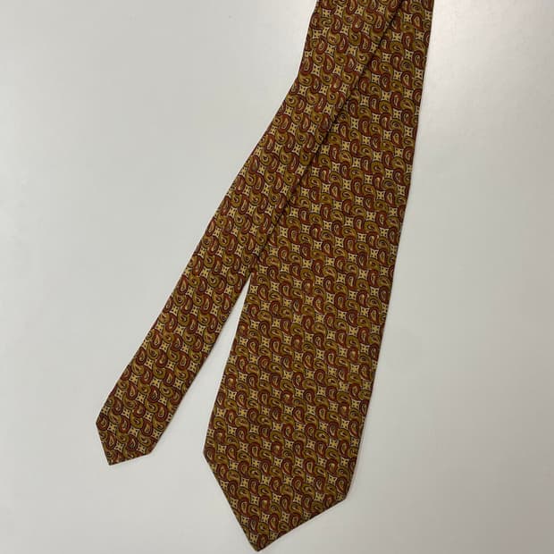 란셀 페이즐리 정품 명품넥타이 (Lancel)