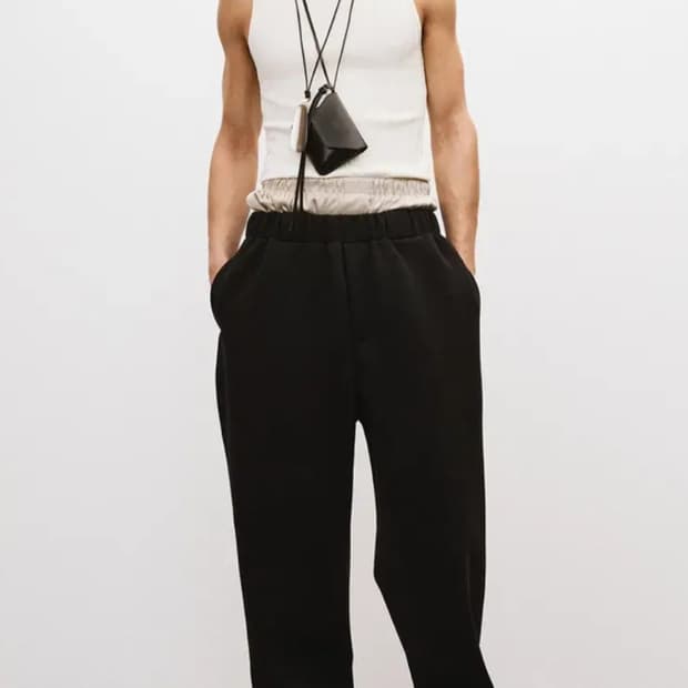 렉토 와이드 밴딩 루즈핏 스웻팬츠 S새상품