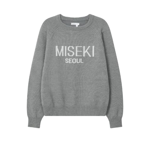 미세키서울 로고 니트