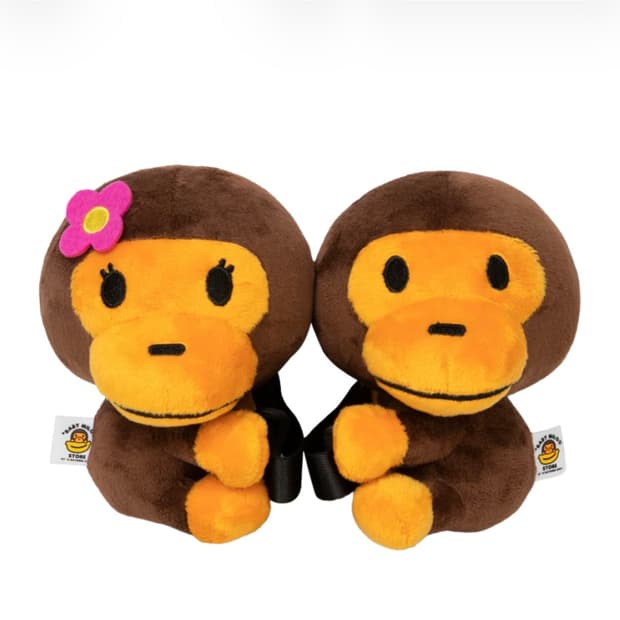 베이프 베이비 마일로 커튼 타이 브라운 (2개 세트)