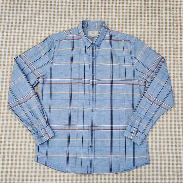 올젠 린넨 긴소매 셔츠 남자100