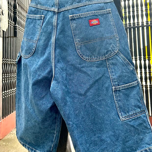 2000s 디키즈 데님 워크웨어 버뮤다 반바지