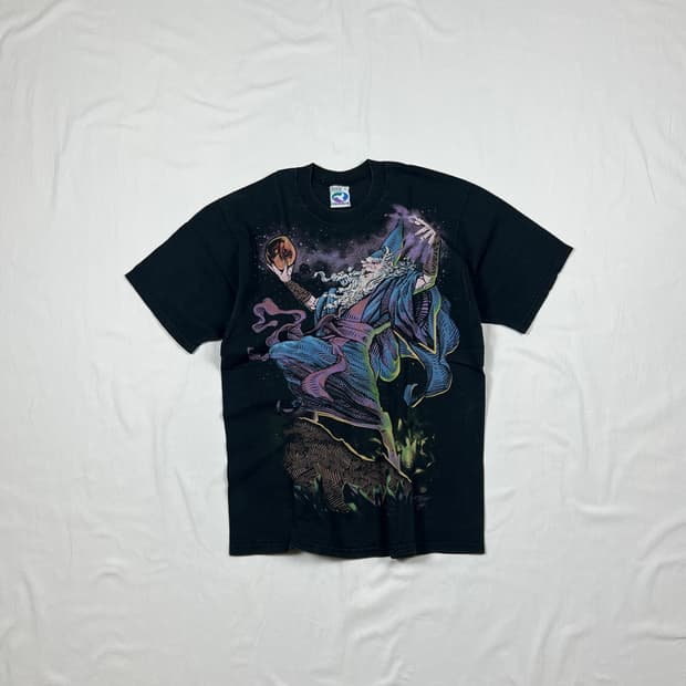 90‘s 97년도 리퀴드블루 다크위자드 반팔티