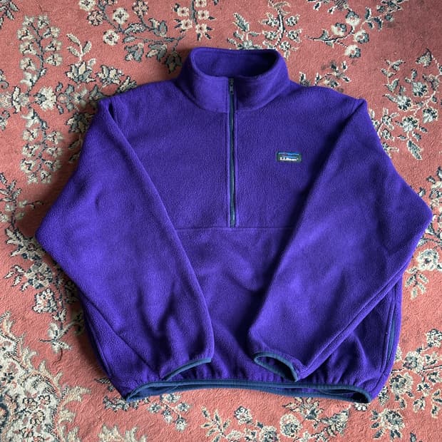 L.L.Bean Aztec Fleece Pullover