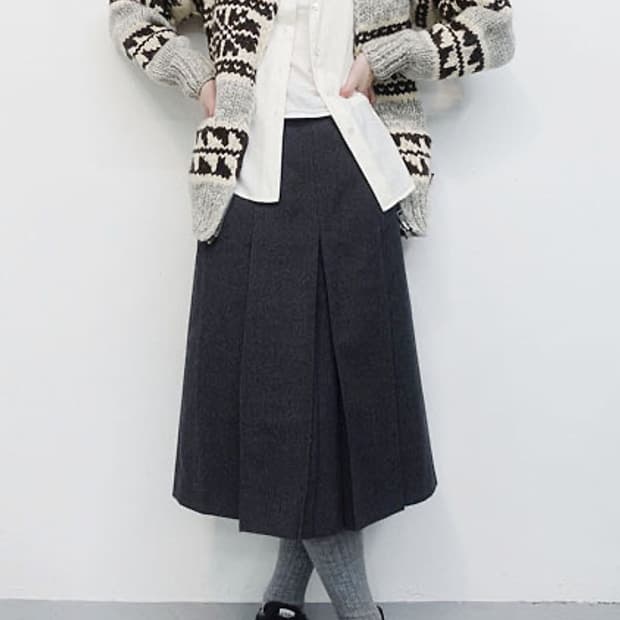 Tuck 코위찬 니트 가디건 자켓