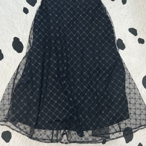 Black Long sha skirt