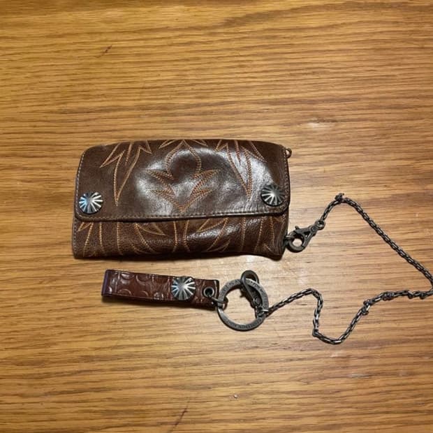 RRL 더블알엘 웨스턴 스티치 체인지갑