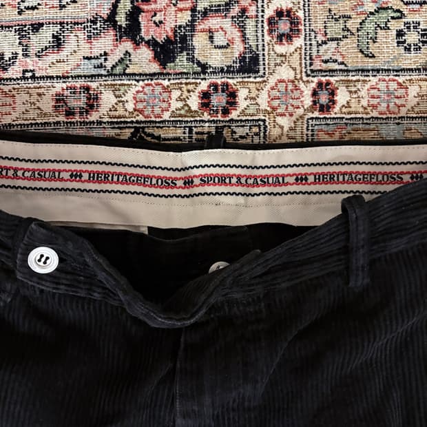 헤리티지플로스 코듀로이 블랙