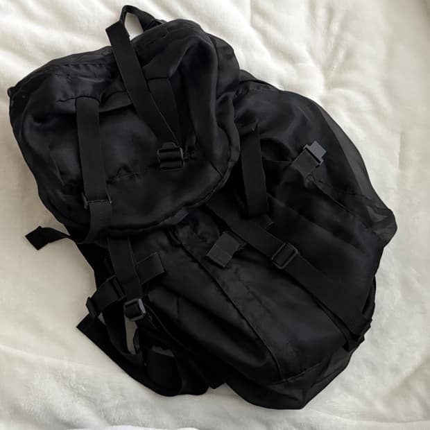 준야 와타나베 25ss 블랙 백팩
