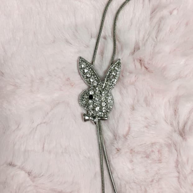 플레이보이 버니 보타이 목걸이 y2k