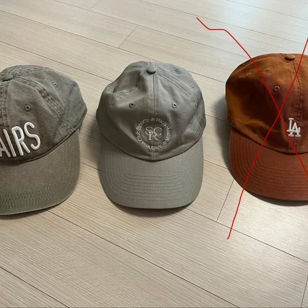모자 3종 세트 PAIRS,Sporty&Rich,47,등등