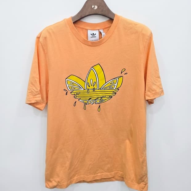 L,100 )) adidas 아디다스 반팔티셔츠! 레몬 디자인~
