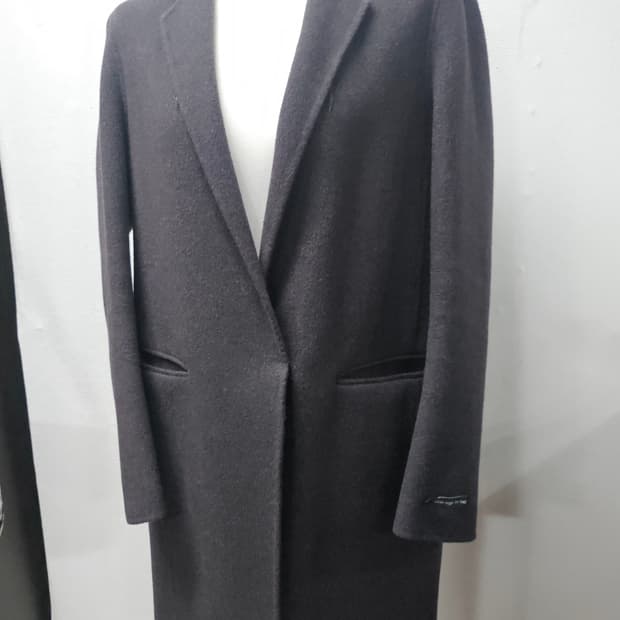 TIME 타임 모 캐시미어  롱 코트 M