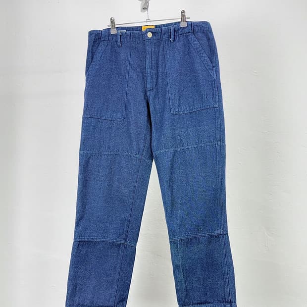 오리지널 마드라스 진청 디테일드 프렌치 데님 팬츠