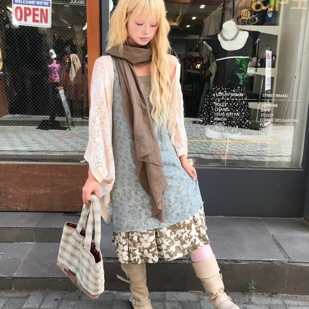 ✿카키 뮤트 멀멀 코지 하구미set ✿