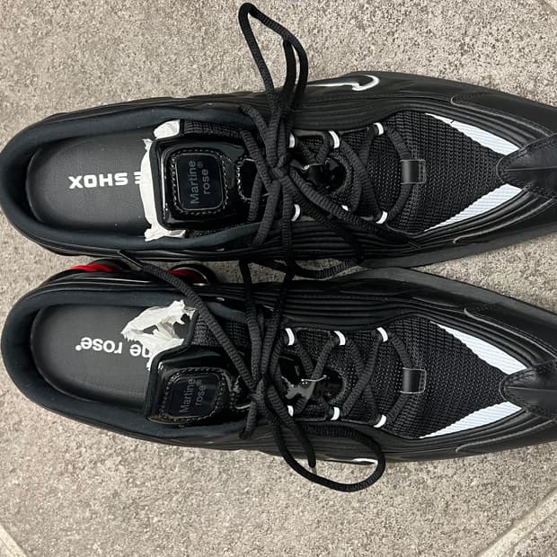 nike shox MR4 뮬 마틴로즈 블랙