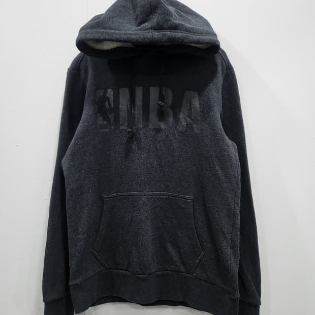 NBA 차콜 기모 그레이 후드티 남녀공용 95사이즈