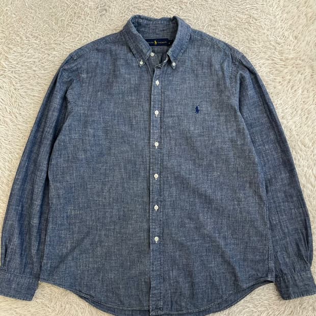 폴로 랄프 로렌 샴브레이 데님 셔츠/#3286