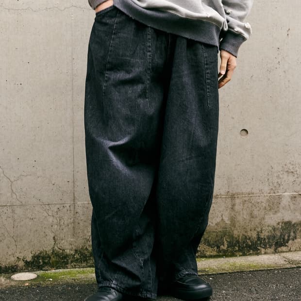 니들스 studious 별주 H.D 데님 팬츠 11oz 블랙 M