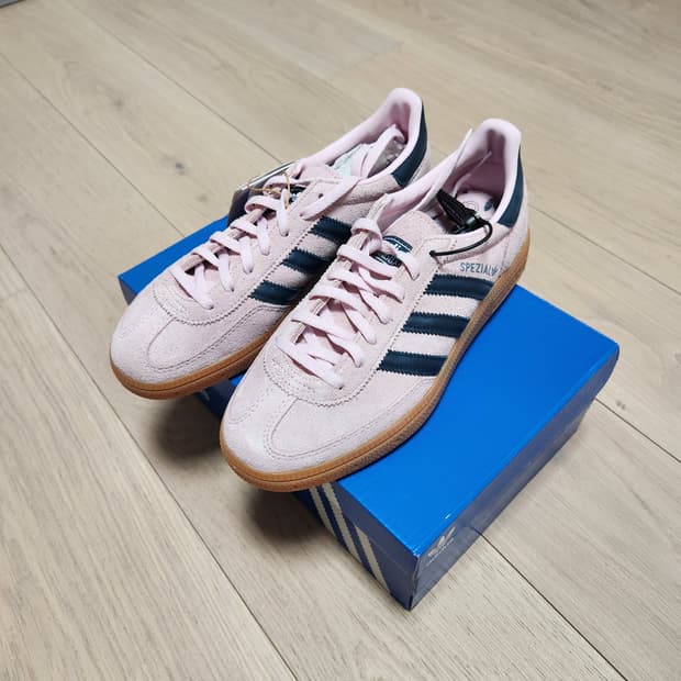 (W) 아디다스 스페지알 핸드볼 클리어 핑크