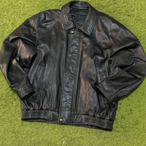 빈티지 가죽자켓 100/L