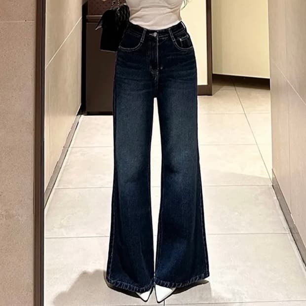 새상품) 모디핏 자체제작 퓨어리 하이웨스트 와이드 팬츠