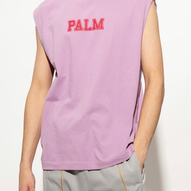 palm angels 팜엔젤스 슬리브리스 티셔츠