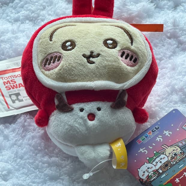 크리스마스 우사기인형키링