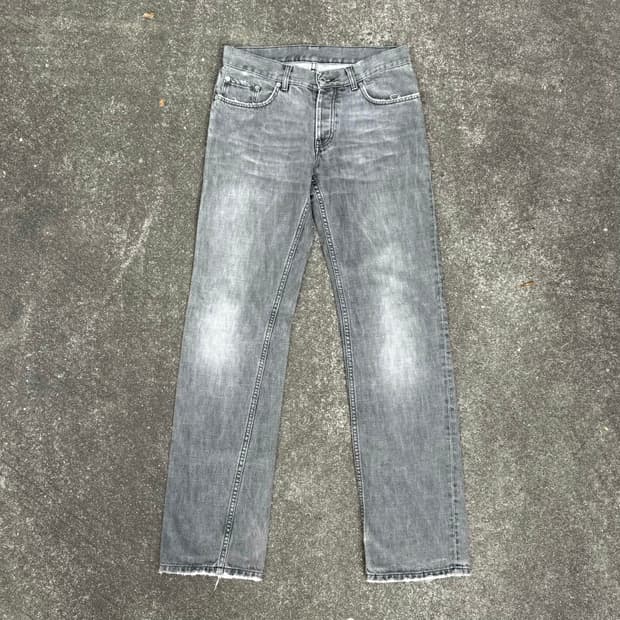 Helmut Lang Faded Black Denim
