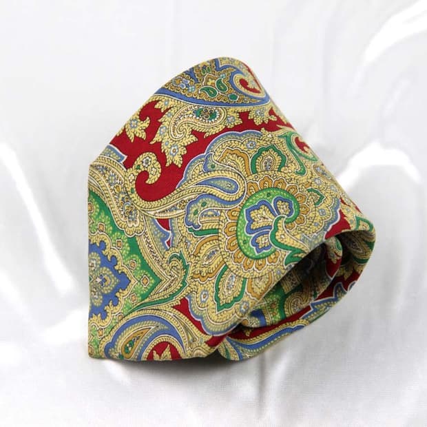 디올 9.2cm A등급 이태리 페이즐리 남자 명품 넥타이