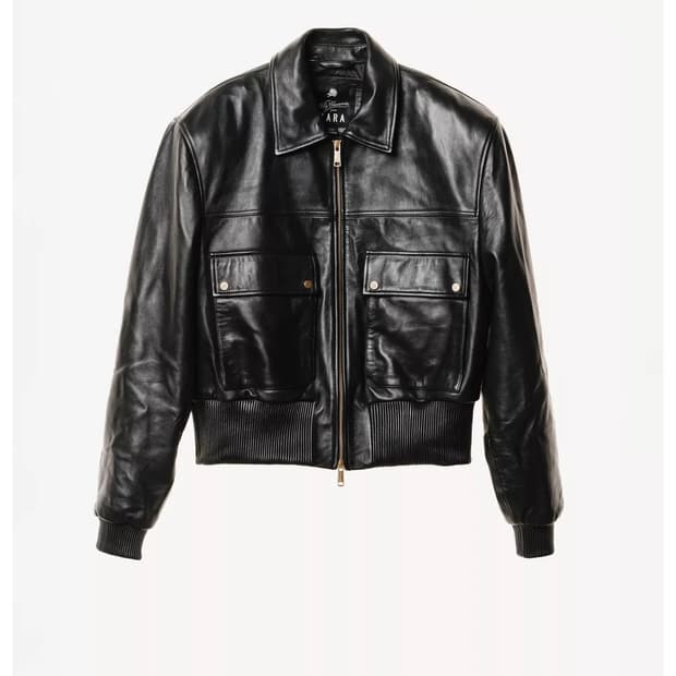 Zara x Chavarria 자라 크롭 레더 XL