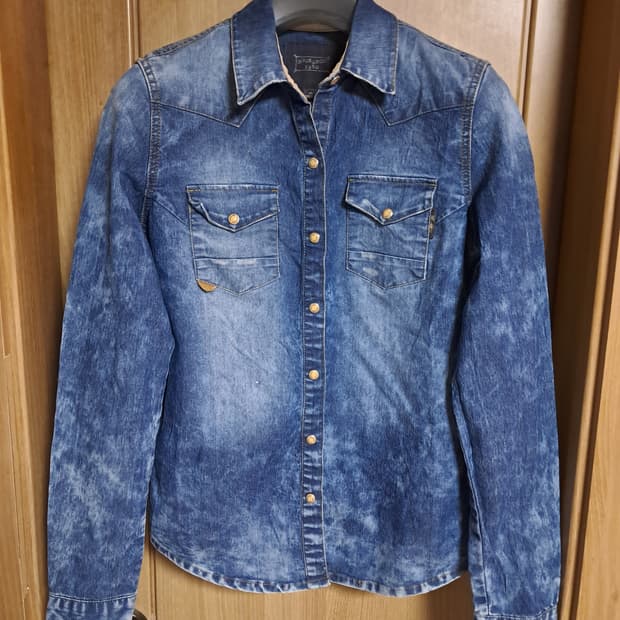 버커루 여성 데님셔츠 S