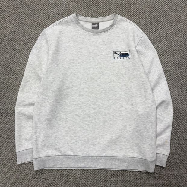 푸마 스포츠 로고 맨투맨 v2796