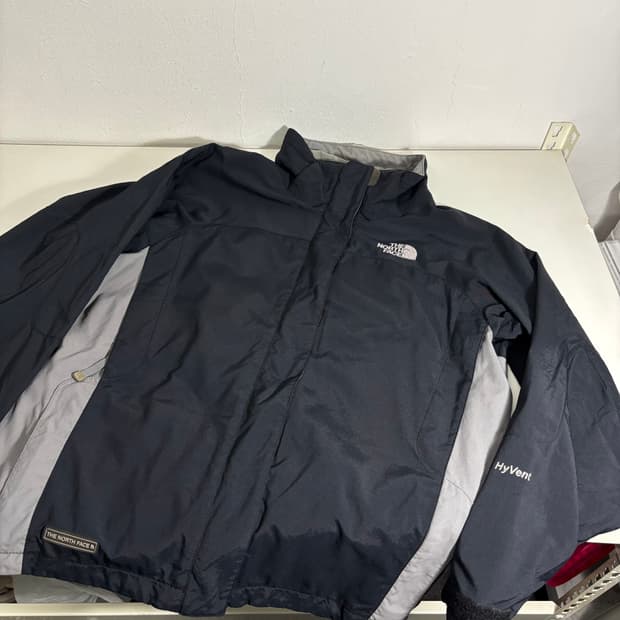 100 L 노스페이스 검회 밑단고무줄 나일론 하이벤트 바람막이