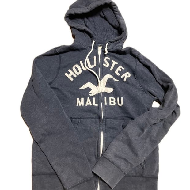 홀리스터 말리부 네이비 트랙 집업