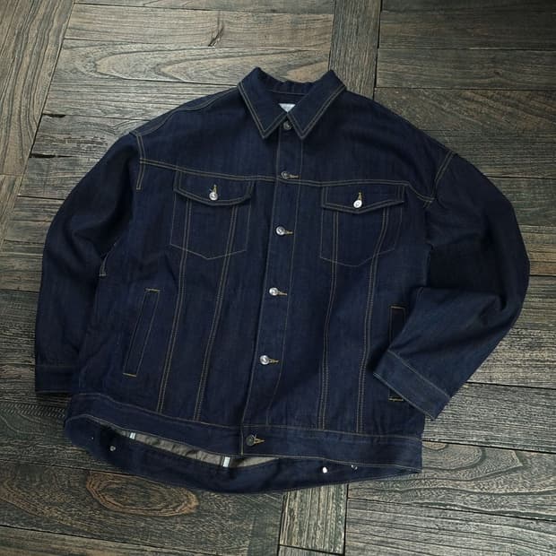 [메종미네드] 오버사이즈 트러커 데님 자켓 M18766