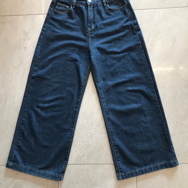 빈티지 와이드 데님 팬츠