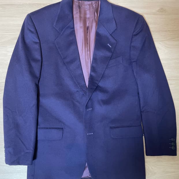 캐시미어 100% 퍼플 블레이저