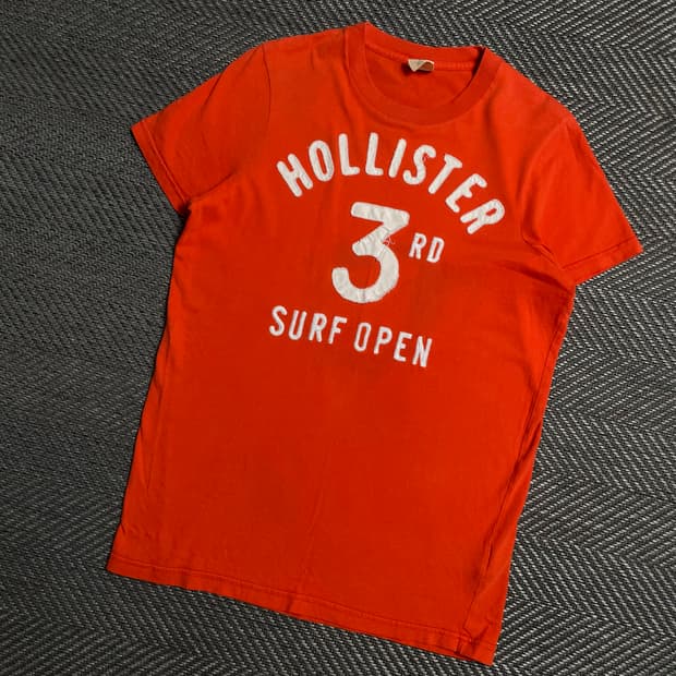 홀리스터 y2k 빈티지 자수로고 반팔 티셔츠y 5155