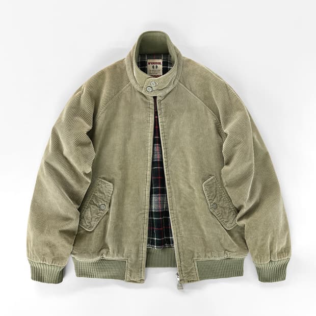 70~80s 빈티지 맥그리거 코듀로이 해링턴 자켓