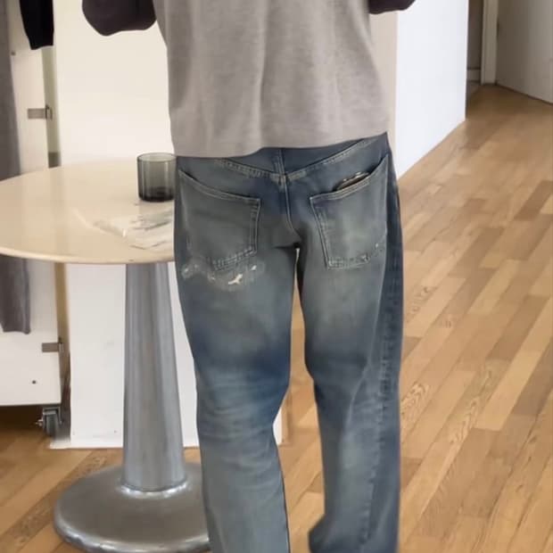 선플라워 와이드 트위스트 well worn blue 30/32