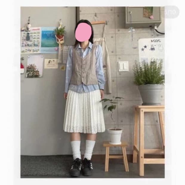 카모메산장 코야 빈티지 코디세트