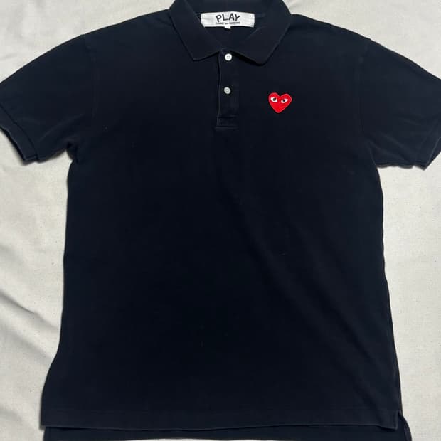 🫶🏻 꼼데가르송 블랙 카라 반팔티 🫶🏻