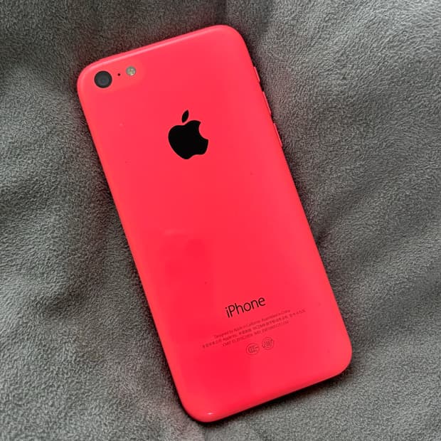 아이폰 5c 16GB 레드ㅣ핑크 피치 오씨 세컨폰 카메라 중고폰 빈티지