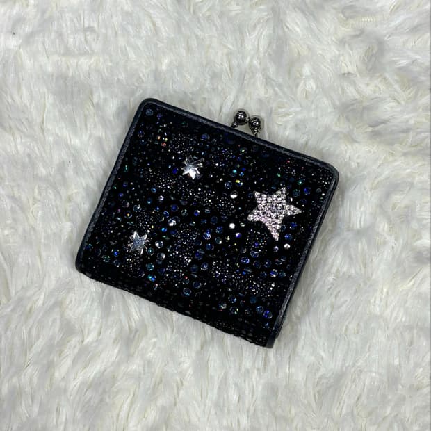 Tsumori Chisato 반짝반짝 글리터 별 반지갑