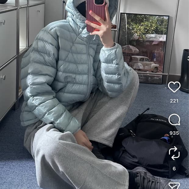 (택O새상품)노스페이스 화이트라벨 벤투스 온 26fw 미스티블루
