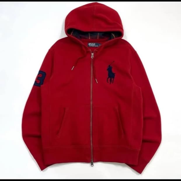 폴로 빅포니 레드 후드집업 구합니다